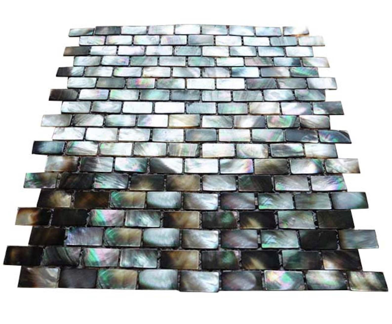 11sheets Mother of Pearl Subway Tile Mixed Etsy