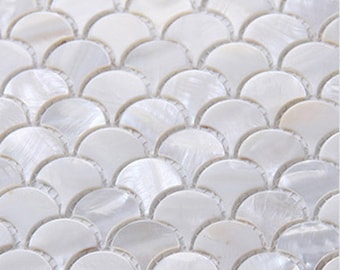 White Mother of Pearl Subway Tile St078-12