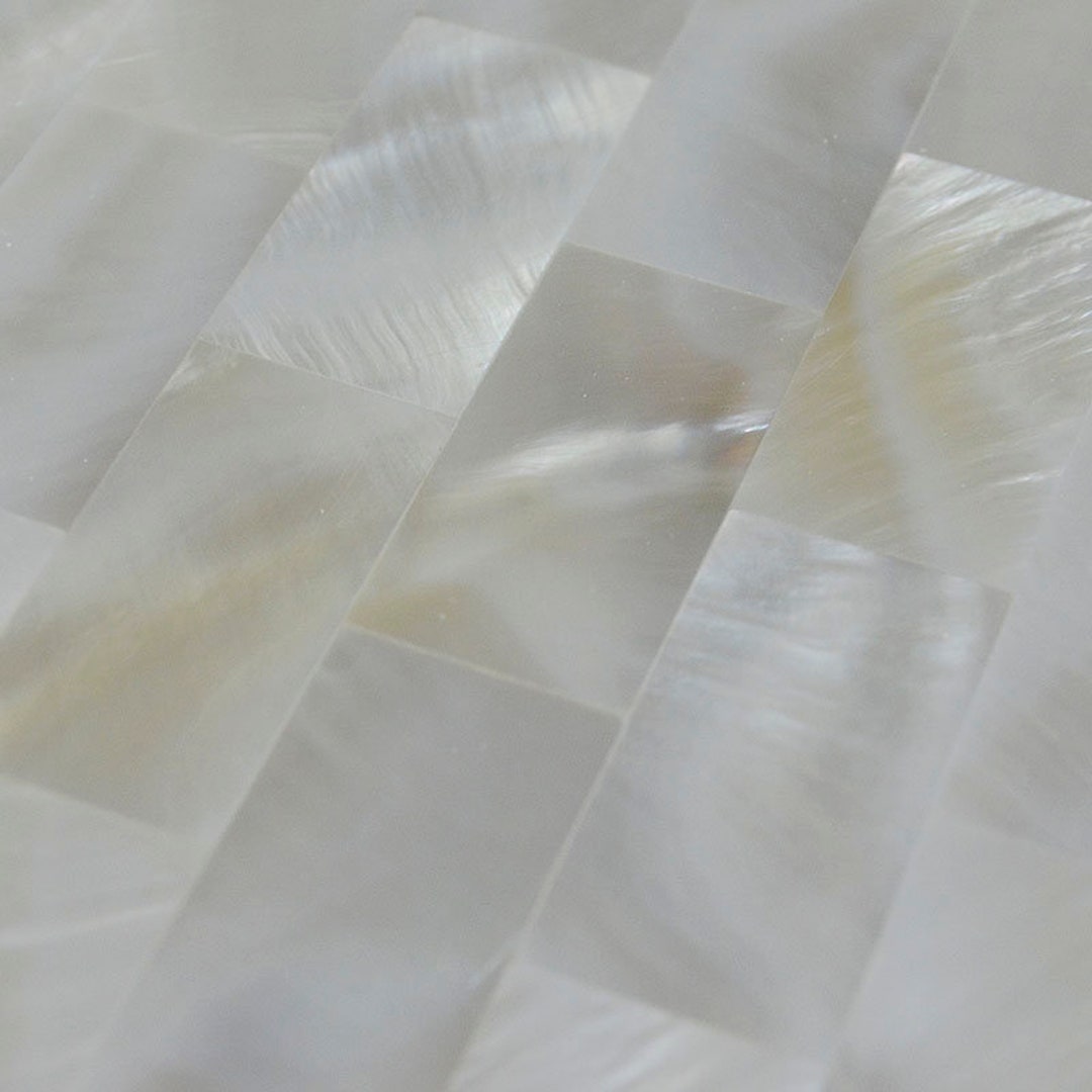 White Mother of Pearl Subway Tile St078-12