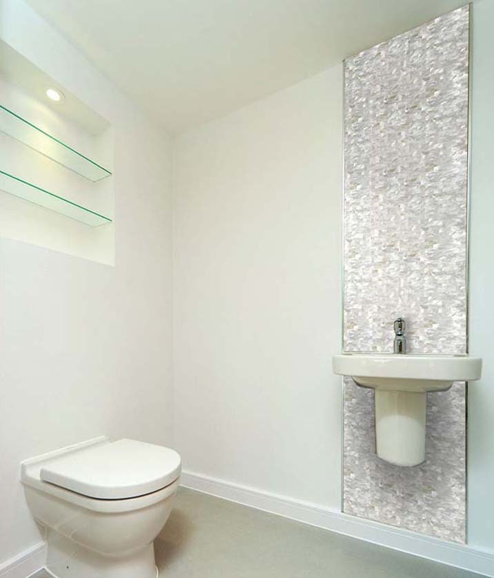 White Mother of Pearl Subway Tile St078-12