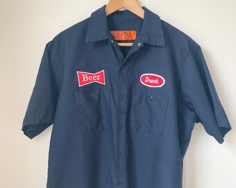 vintage beer work shirts