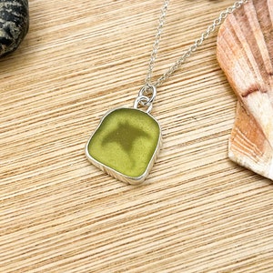 Manta Ray & Sea Glass Pendent | Sting Ray Silhouette Necklace