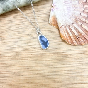 Sea glass Whale Shark Pendent | Sterling silver