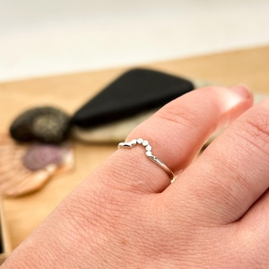 Handgefertigter Ring aus recyceltem Sterlingsilber, UK-Größe K