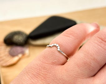 Handmade Recycled Sterling Silver Ring, UK Size K