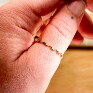 SALE 14ct Gold Filled Ripple Ring
