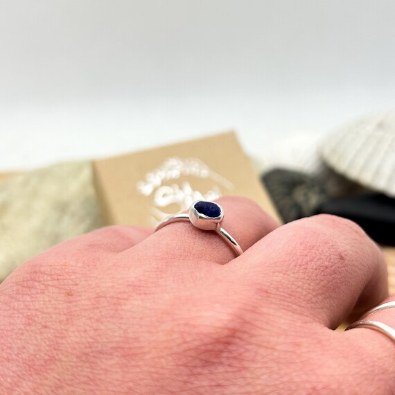 Bague auriculaire en argent sterling avec petit verre de mer Taille britannique S1 2 Taille americaine 9 5 Etsy France