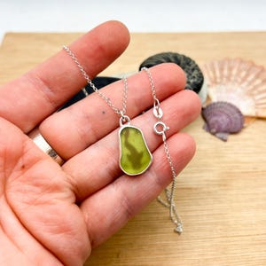 Sea Glass Whale Shark Pendent | Sterling silver | Isle of Wight Beach Glass