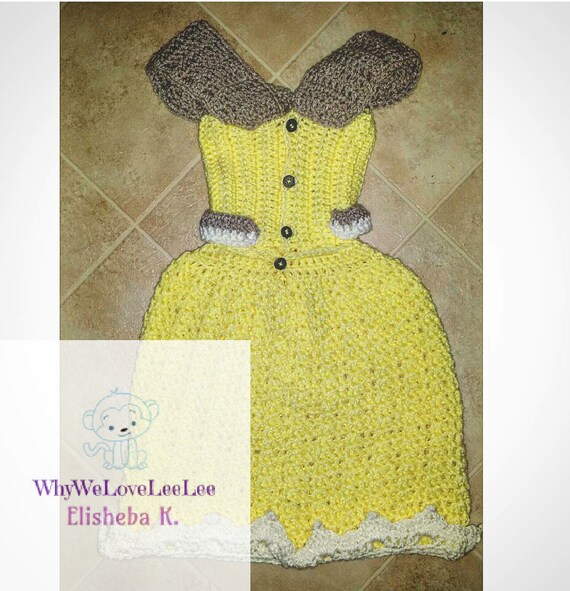 Crochet Disney Princess Dress Etsy