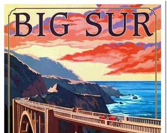 Big Sur Poster Etsy