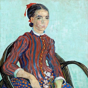 La Mousme Painting by Vincent van Gogh Reproduction
