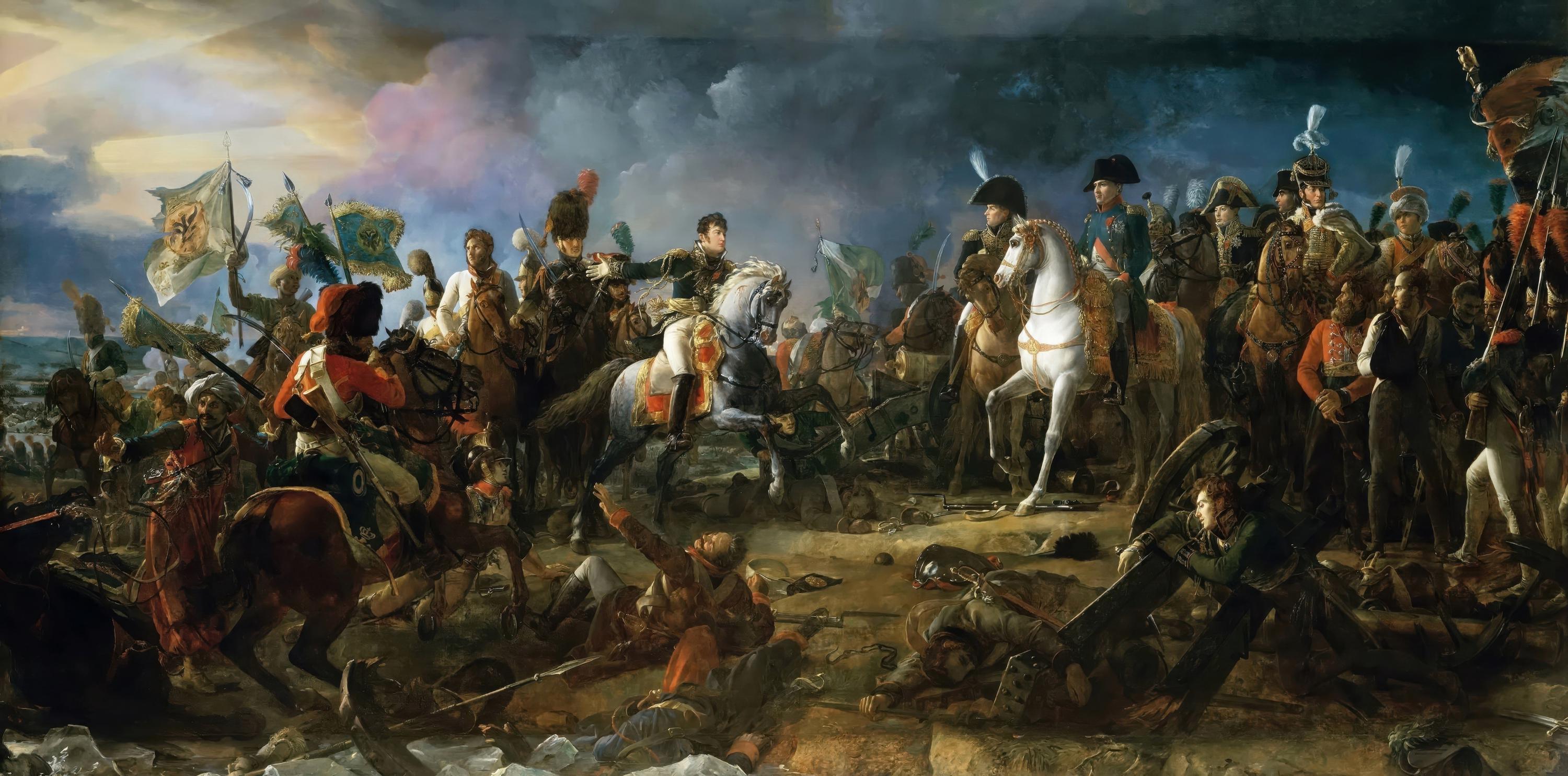 Napoleon at the Battle of Austerlitz Painting by Francois Gerard Art Reproduction
