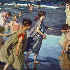 Summer Painting by Joaquin Sorolla y Bastida Reproduction