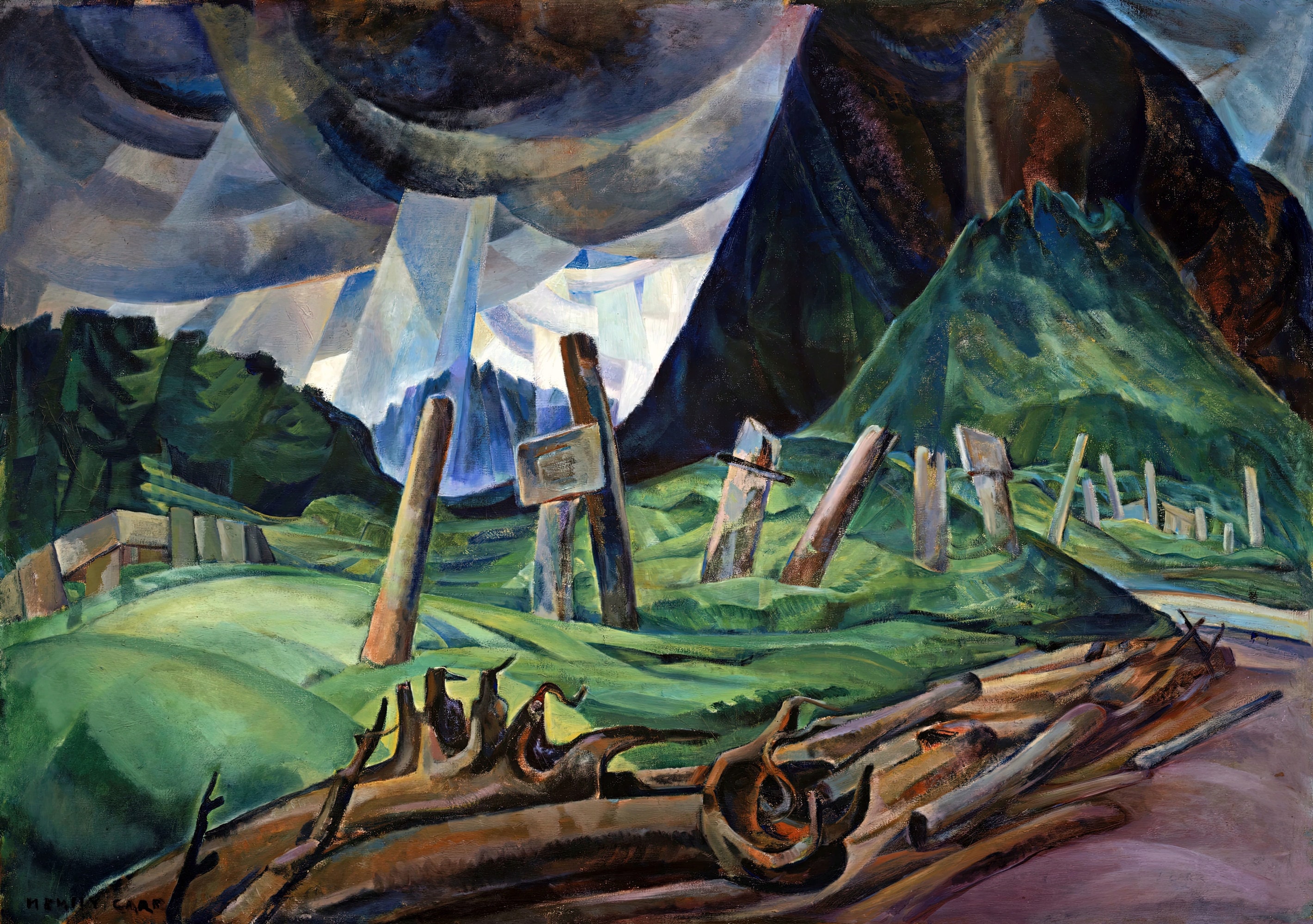 Vanquished Painting by Emily Carr Art Reproduction | Etsy