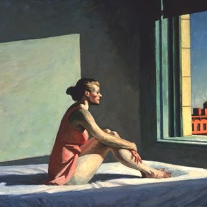 Morning Sun Painting by Edward Hopper Reproduction