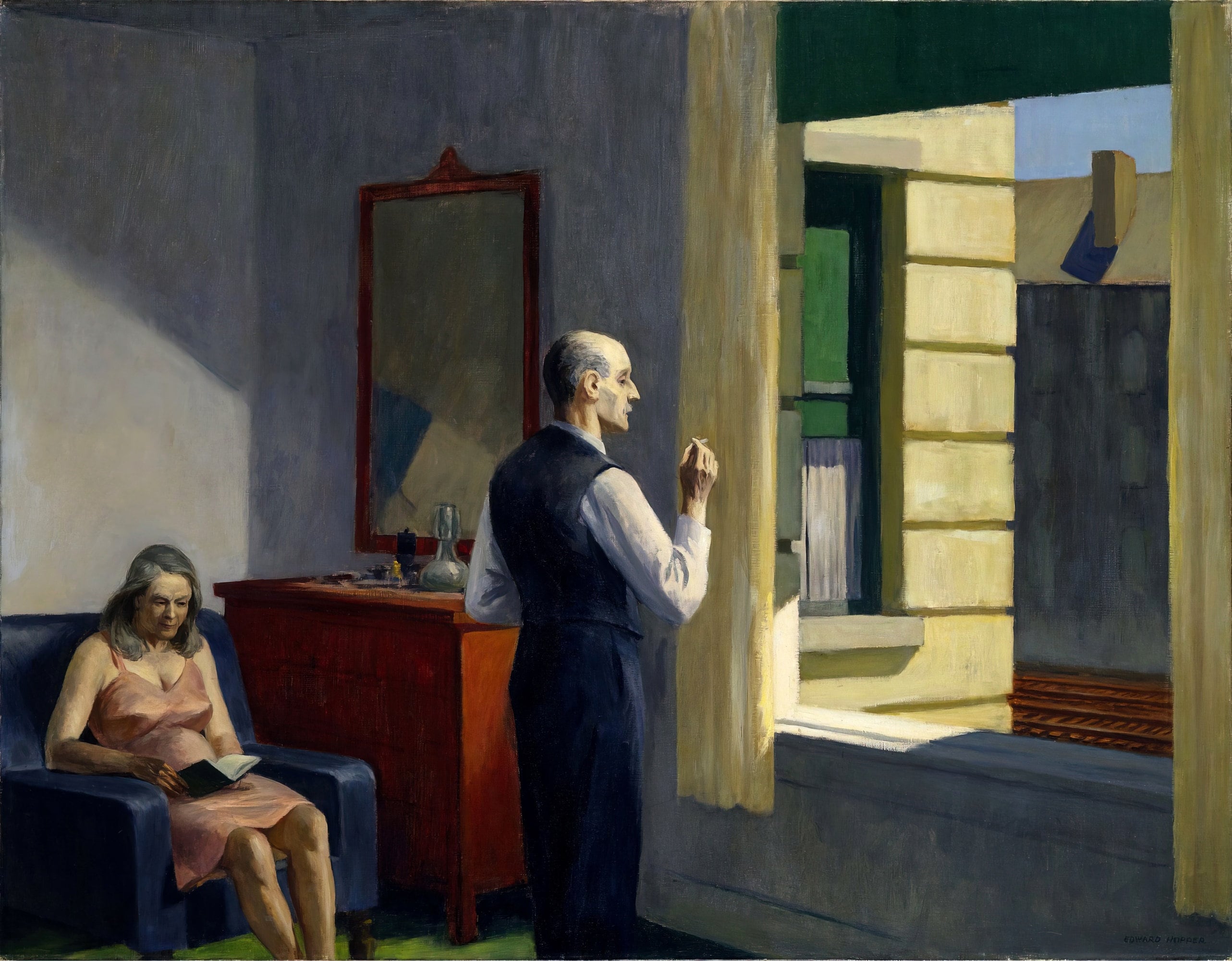 Buy Hotel by a Railroad Painting by Edward Hopper Art Reproduction