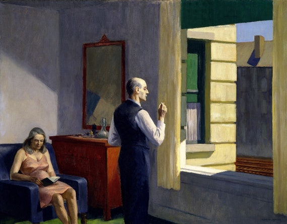 Hotel Von Einem Eisenbahn Gemalde Von Edward Hopper Kunst Reproduktion