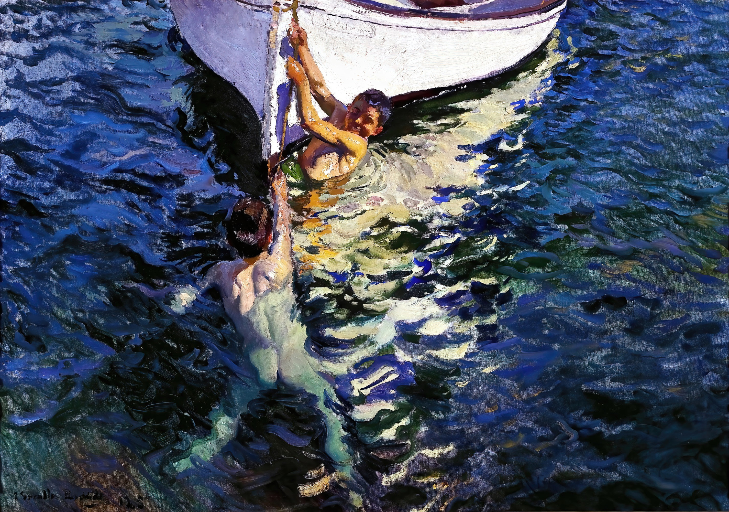 the-white-boat-painting-by-joaqu-n-sorolla-y-bastida-etsy