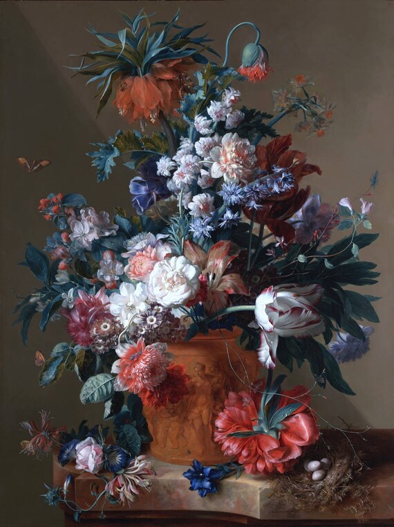 Risultati immagini per Vaso di Fiori di Jan van Huysum