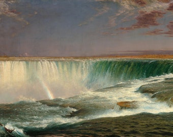 Pintura de Niágara por Frederic Edwin Church Art Reproducción