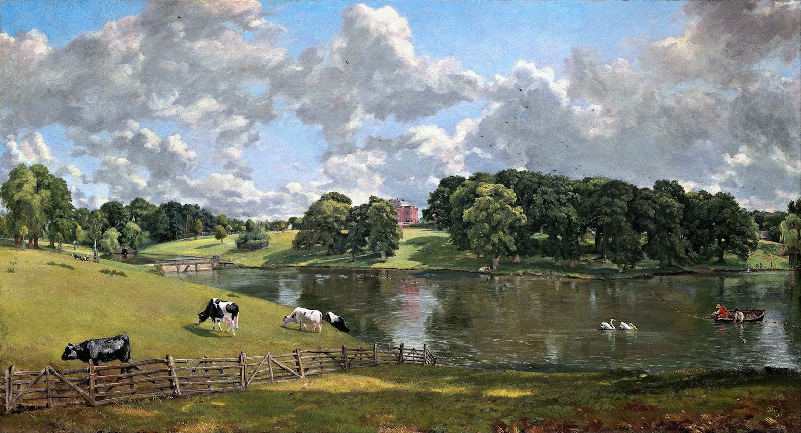 Wivenhoe Park Painting by John Constable Art Reproduction Etsy