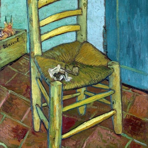 Van Gogh’s Chair Painting by Vincent van Gogh Reproduction
