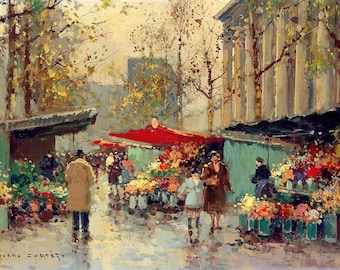 Edouard Leon Cortes - Boulevard De La Madeleine, Trois Quartiers