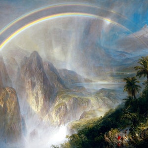 Rainy Season in the Tropics Painting by Frederic Edwin Church Art Reproduction