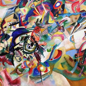 Composition VII Painting by Wassily Kandinsky Art Reproduction