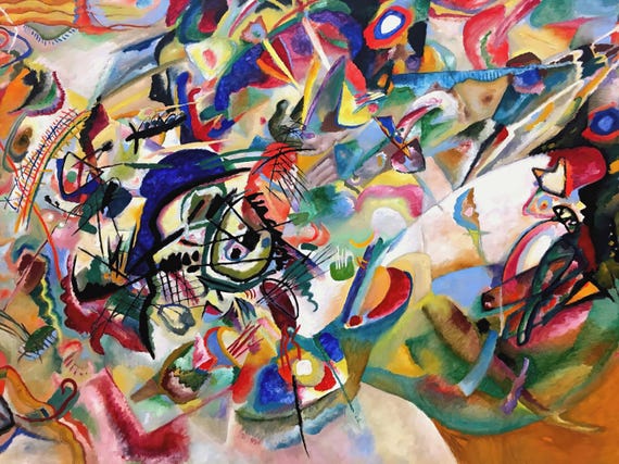 Wassily Kandinsky Composition VII Painting Reproduction – Giclee
