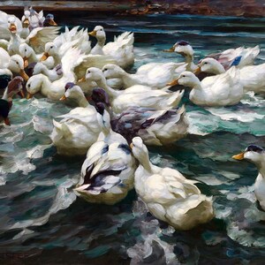 Wild Hunt Painting by Alexander Max Koester Art Print Reproduction