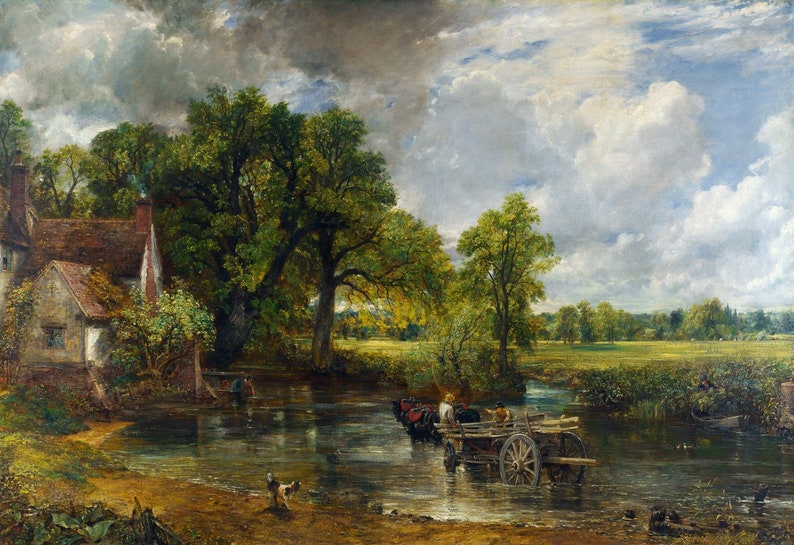 The Hay Wain Painting by John Constable Art Reproduction Etsy