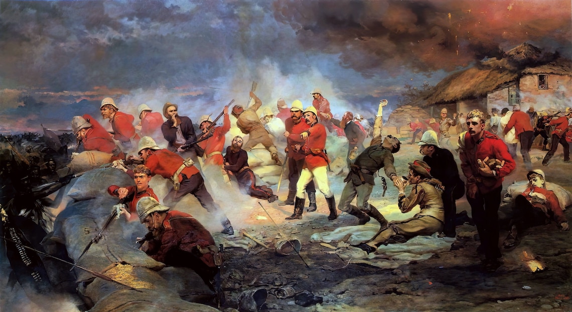 The Defence of Rorke's Drift Painting by Elizabeth Etsy