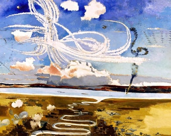 Pintura de la batalla de Gran Bretaña de Paul Nash Reproducción