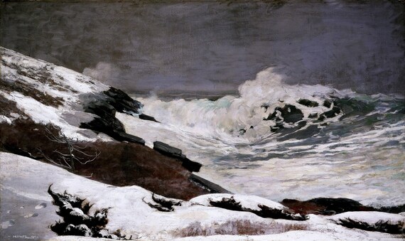 Winslow Homer Prints Lumbering in Winter Fine Art Print