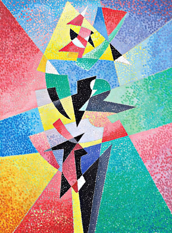 Danseuse Painting by Gino Severini Reproduction Etsy