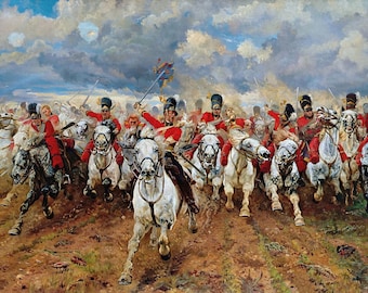 Scotland Forever! Painting by Elizabeth Thompson Art Reproduction