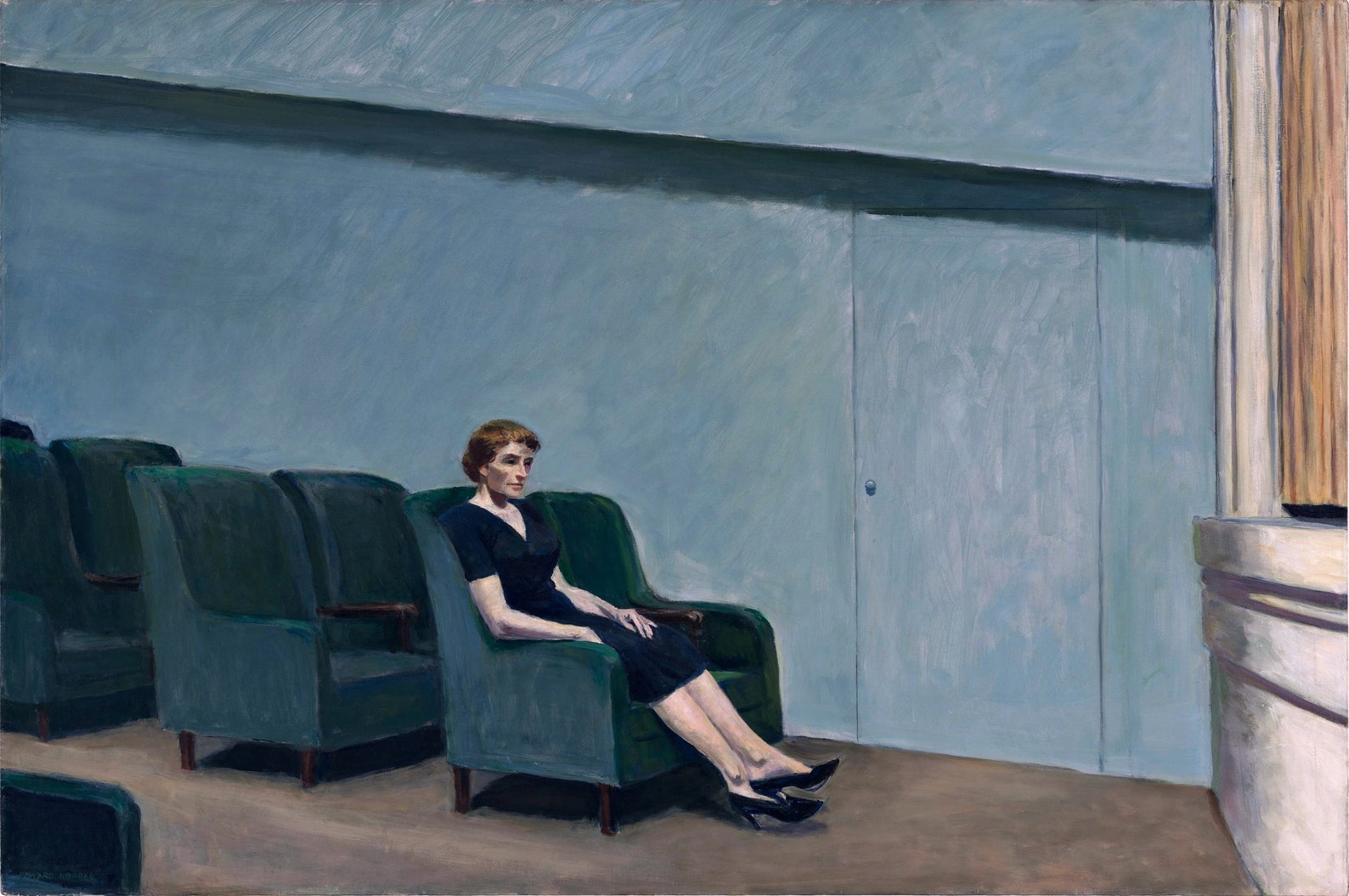 Intermission Painting by Edward Hopper Reproduction Etsy Polska