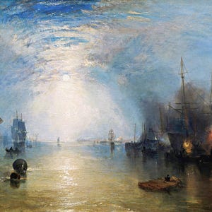 Keelmen Heaving in Coals by Moonlight Painting by Joseph Mallord William Turner Reproduction