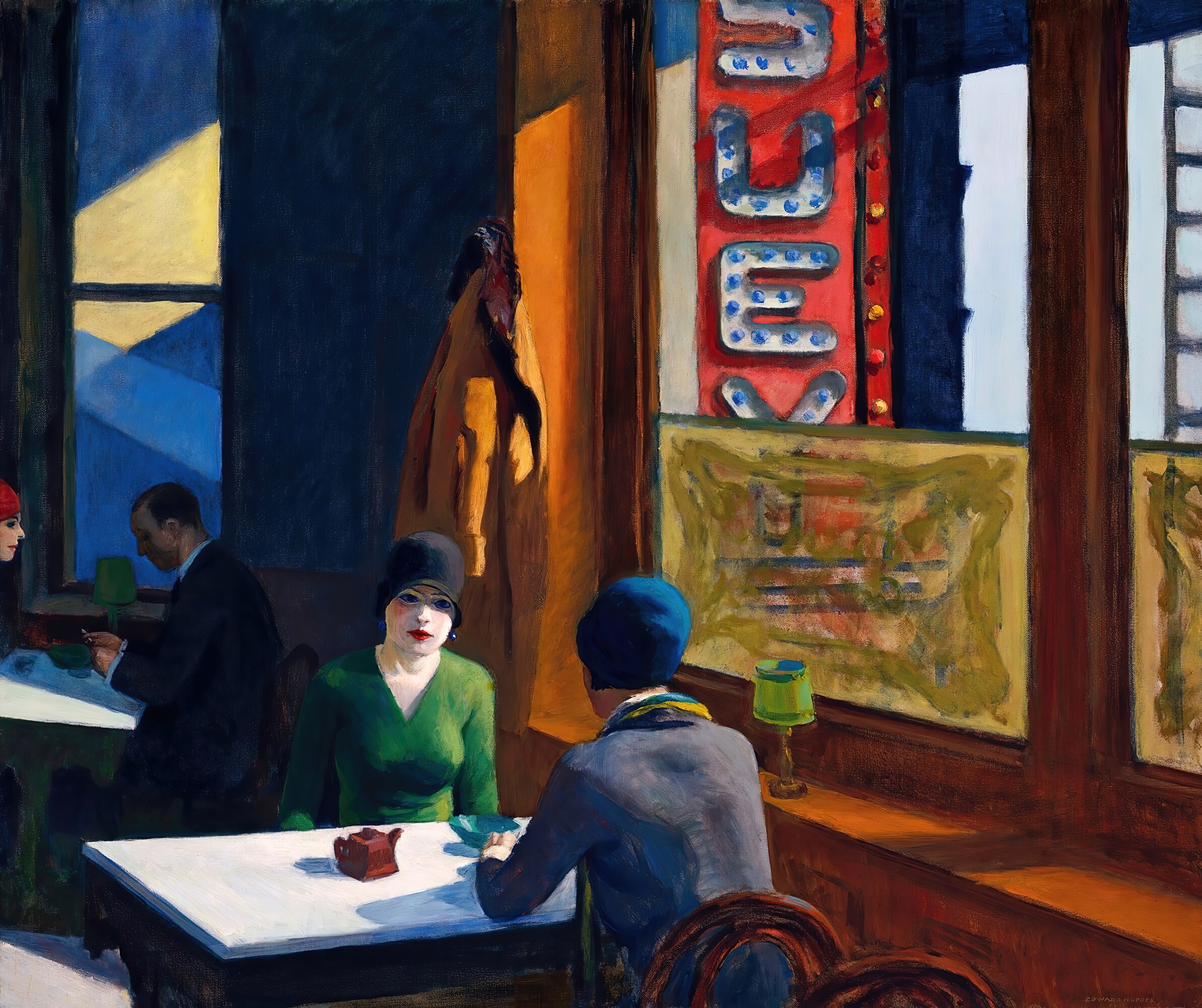 Chop Suey Malerei von Edward Hopper Kunst Reproduktion Etsy