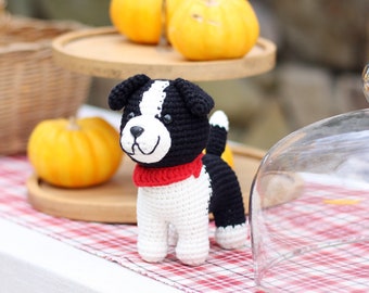 Border Collie Amigurumi Crochet Pattern: Shadow Puppy (PDF Pattern)