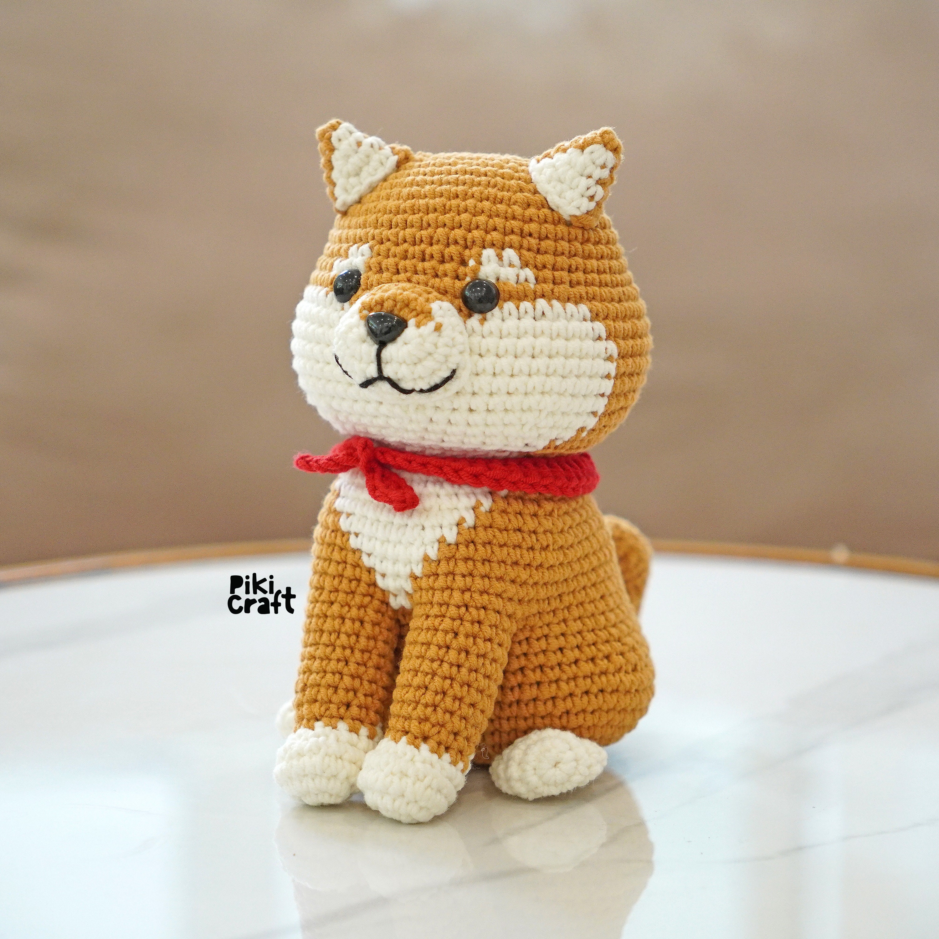 かぎ針編みの柴犬とタコの編み図（PDFダウンロード） - Etsy 日本