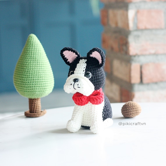 Amigurumi Art Cats & Dogs Kit - French Bulldog