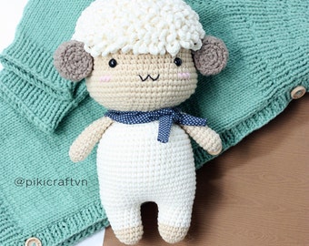 Snowball The Sheep Amigurumi Crochet Pattern PDF. Crochet Toys Pattern. Instant Download