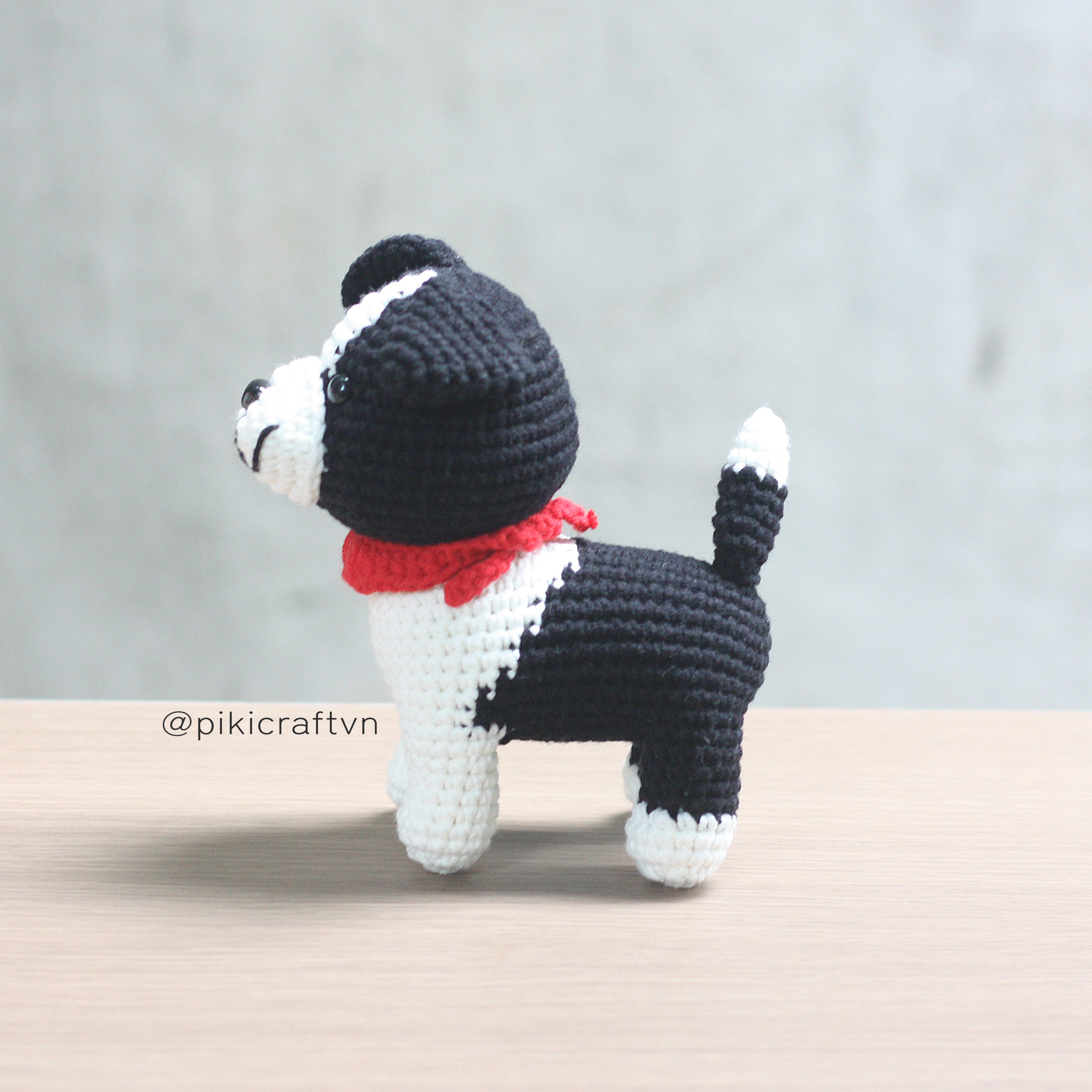 Shadow the Border Collie Amigurumi Crochet Pattern PDF. Puppy Etsy