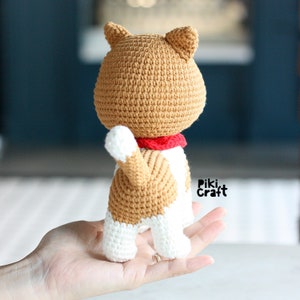 2 in 1 Amigurumi Crochet Kitties Pattern. The Golden Cat amigurumi pattern. Cute Standing and Sitting Cat Crochet Amigurumi Patterns. image 5