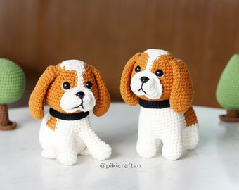 キャバリアキングの編みぐるみ犬パターン（PDF） - Etsy 日本