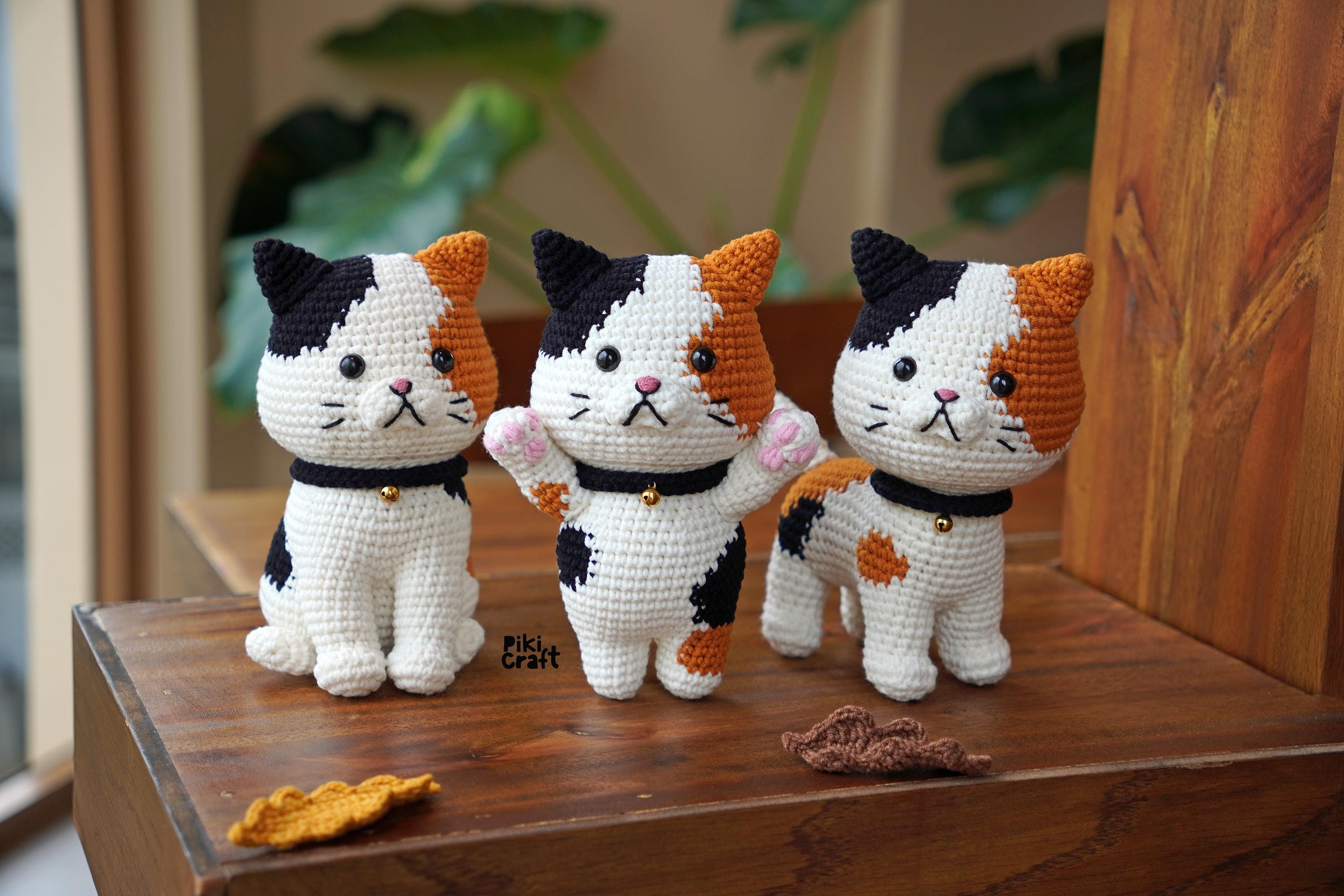 【オリジナル型紙ハンドメイド作品】三毛猫のスナックちゃん オリジナル型紙ハンドメイド作品】三毛猫のスナックちゃん オリジナル