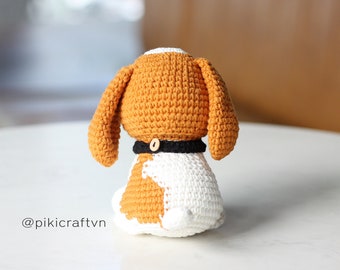 Mi様　miniあみぐるみ　キャバリアなど キャバリア、身長4.5㎝くらいの子です( ´ ▽ ` )ﾉ #amigurumi