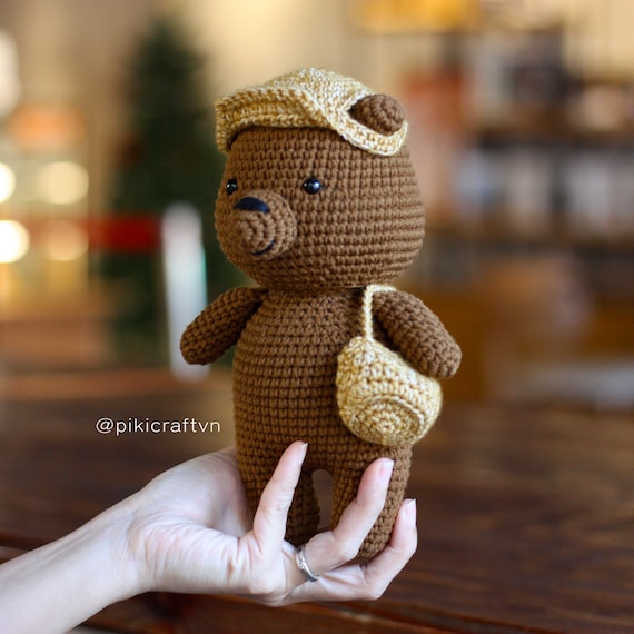 Brown Bear Amigurumi Crochet Pattern PDF . Crochet Patterns